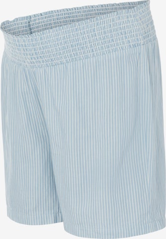MAMALICIOUS Regular Pants 'OLINE' in Blue: front