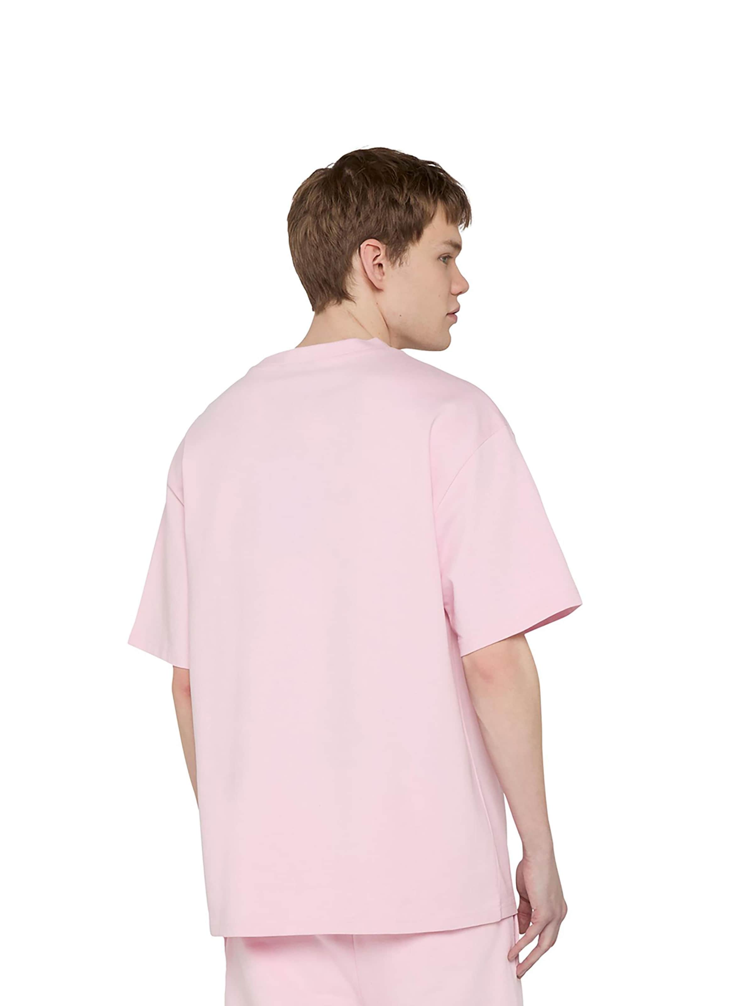 T-Shirt 'College Logo' Colucci en rose