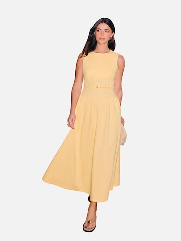 Robe Friends Like These en jaune : devant