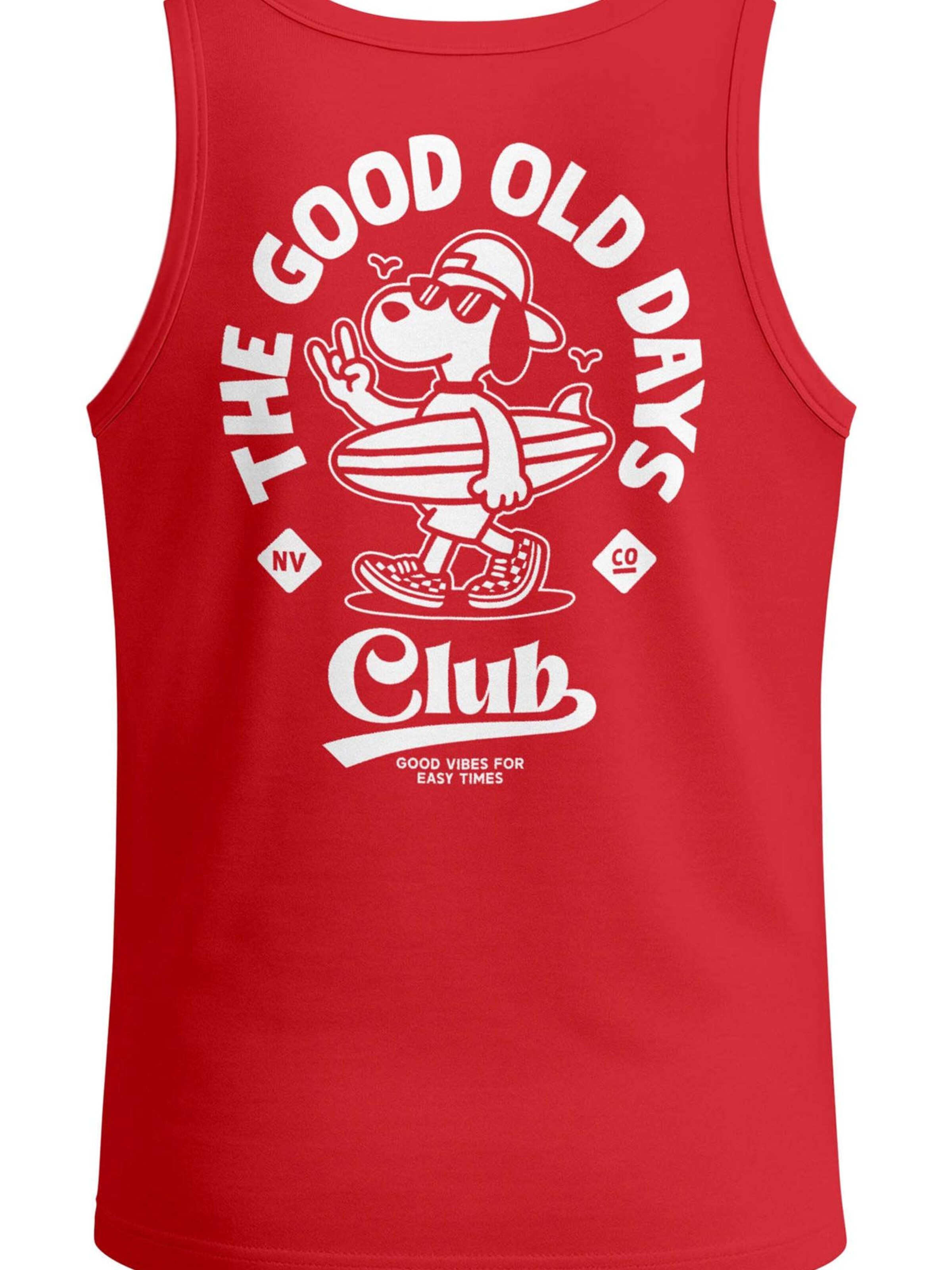 Neverless Shirt 'Good old Days'‌‌‌‌‌‌‌‌‌‌ in Rot