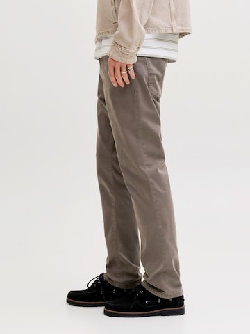 JACK & JONES Regular Byxa 'JPSTCLARK FINN' i brun