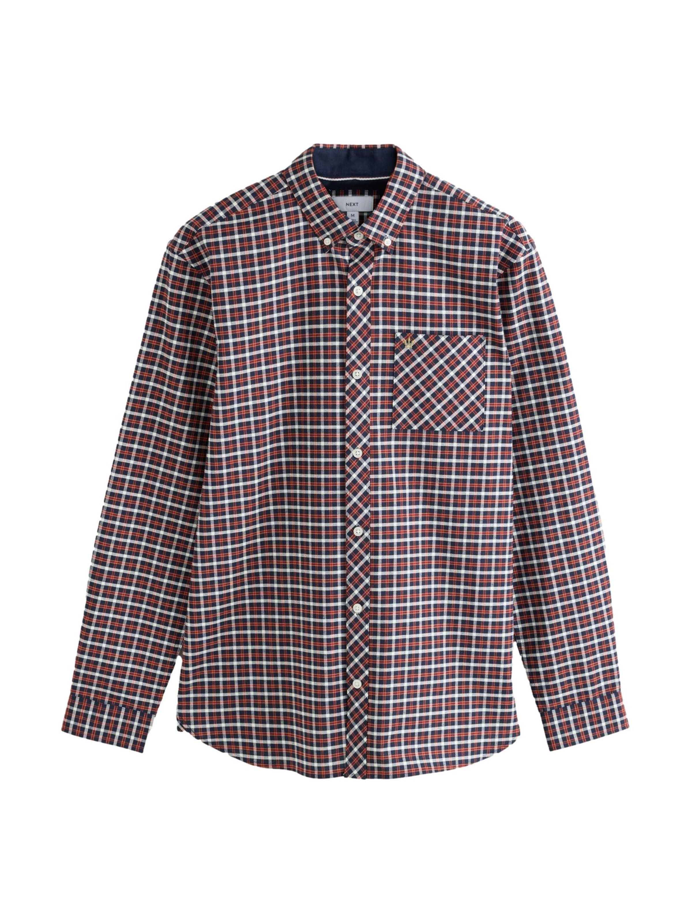 Next Chemise 'Trident' en XS en bleu marine / rouge / blanc, Vue avec produit