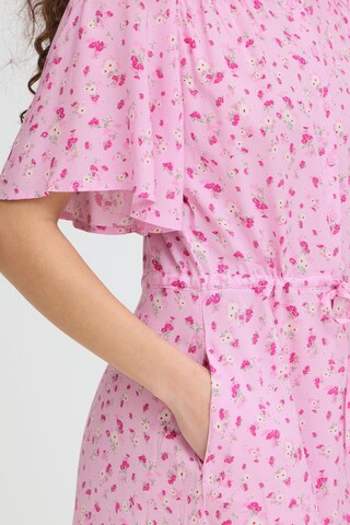 ICHI - Vestido em rosa