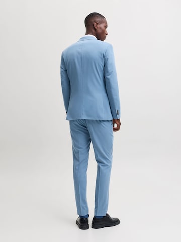 Coupe slim Pantalon à plis 'FRANCO ' JACK & JONES en bleu