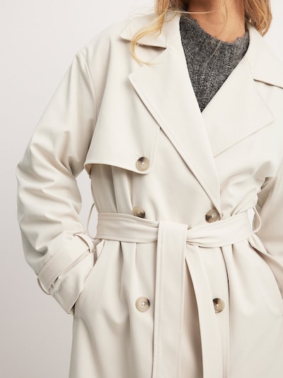 NA-KD Between-Seasons Coat in Beige, Item view
