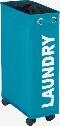 Wenko Laundry Basket 'Corno' in Blue: front