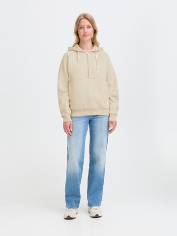 Oxmo Kapuzenpullover ' OXAndrea ' in Beige