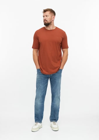 s.Oliver Men Big Sizes T-Shirt in Orange