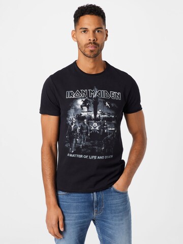 AMPLIFIED Shirt 'IRON MAIDEN MATTER OF LIFE OR DEATH' in Schwarz: predná strana