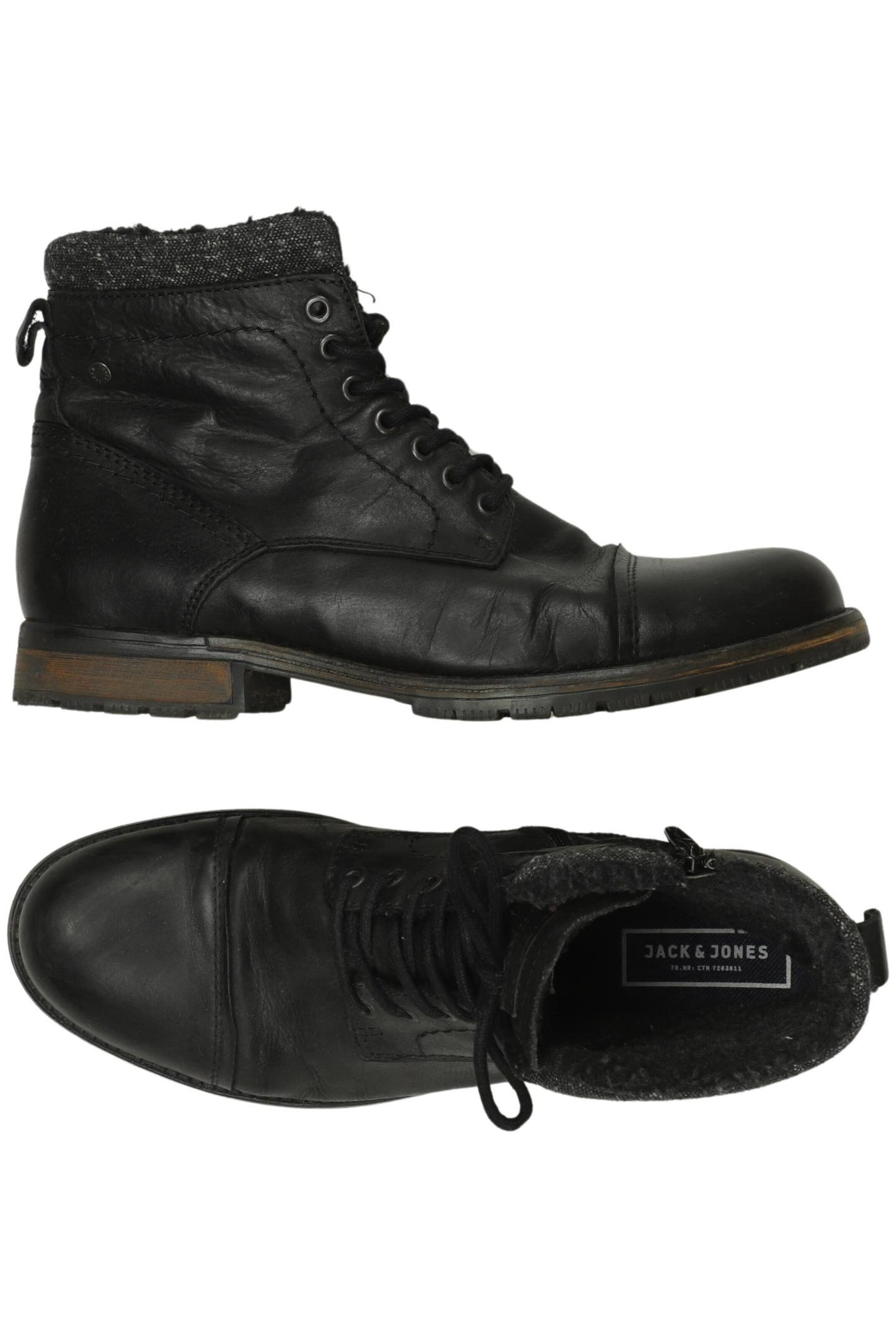 JACK & JONES Anke & Mid-Calf Boots in 44 in Black: front