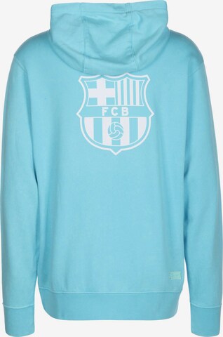 NIKE Sweatshirt 'FC Barcelona' in Blau