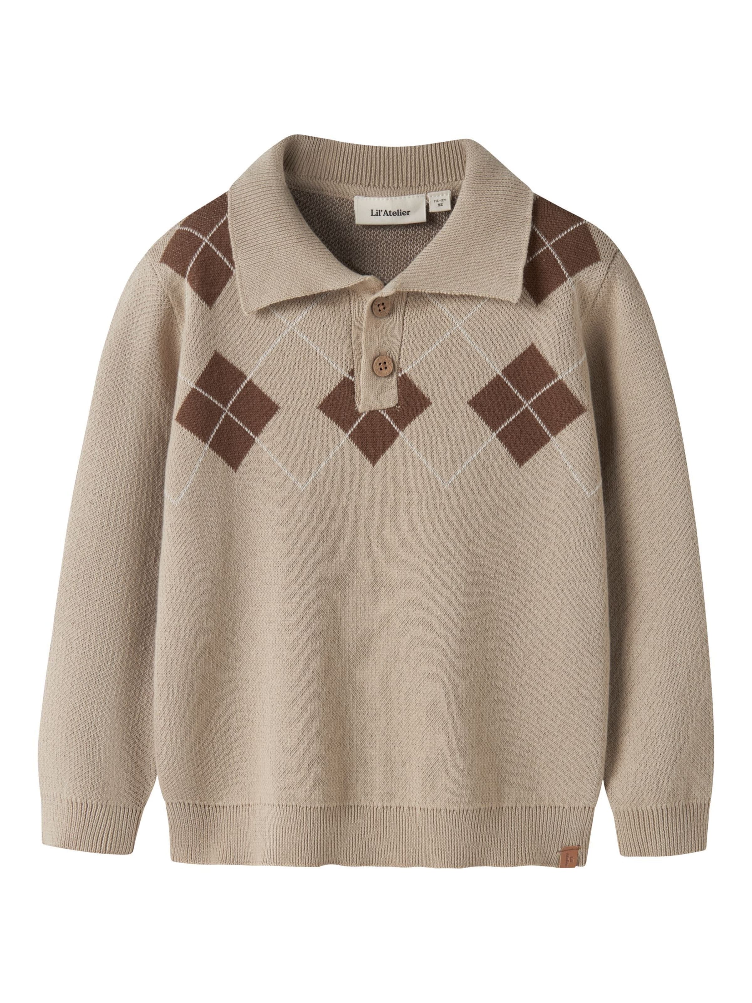 Lil'Atelier - Jersey en beige: frente