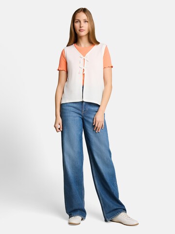 TOM TAILOR DENIM Top in White