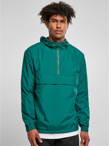 Urban Classics Between-season jacket in Green: front