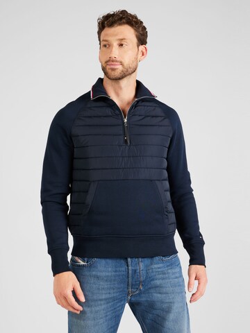 Sweat-shirt TOMMY HILFIGER en bleu : devant