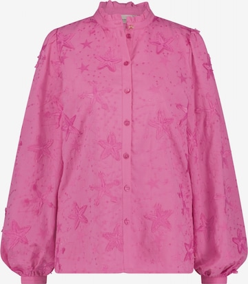 Fabienne Chapot Blouse in Roze: voorkant