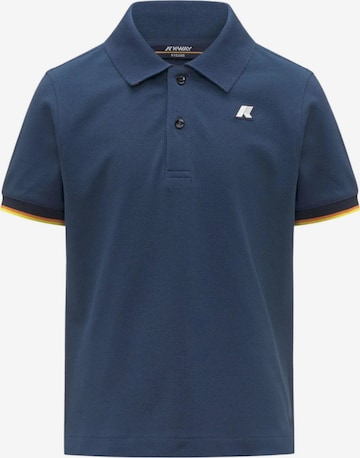 K-Way Shirt 'K-WAY KIDS P. VINCENT PIQUE POLO' in Blauw: voorkant