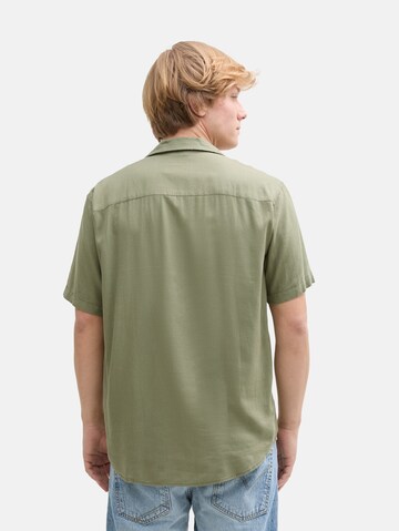 TOM TAILOR DENIM Comfort Fit Hemd in Grün