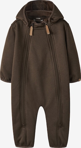 NAME IT Athletic suit in Brown: front