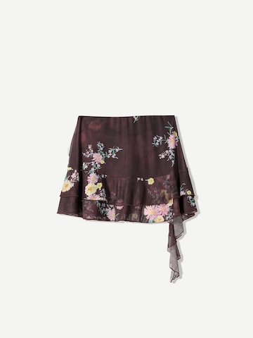 Jupe Bershka en violet