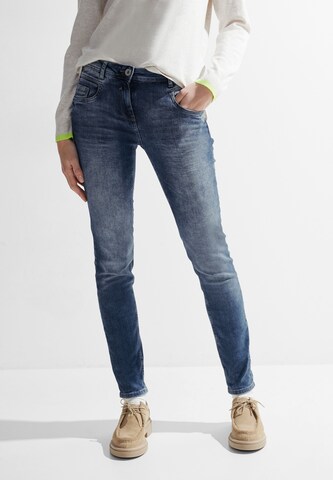 CECIL Slimfit Jeans in Blau: predná strana