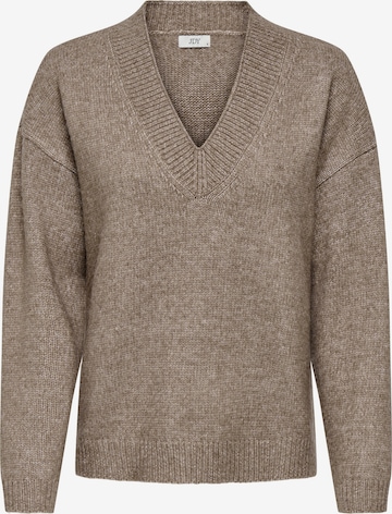 JDY Trui 'JDYSILJA' in Bruin: voorkant