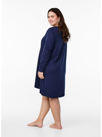 Zizzi - Camiseta de noche 'Mally' en azul