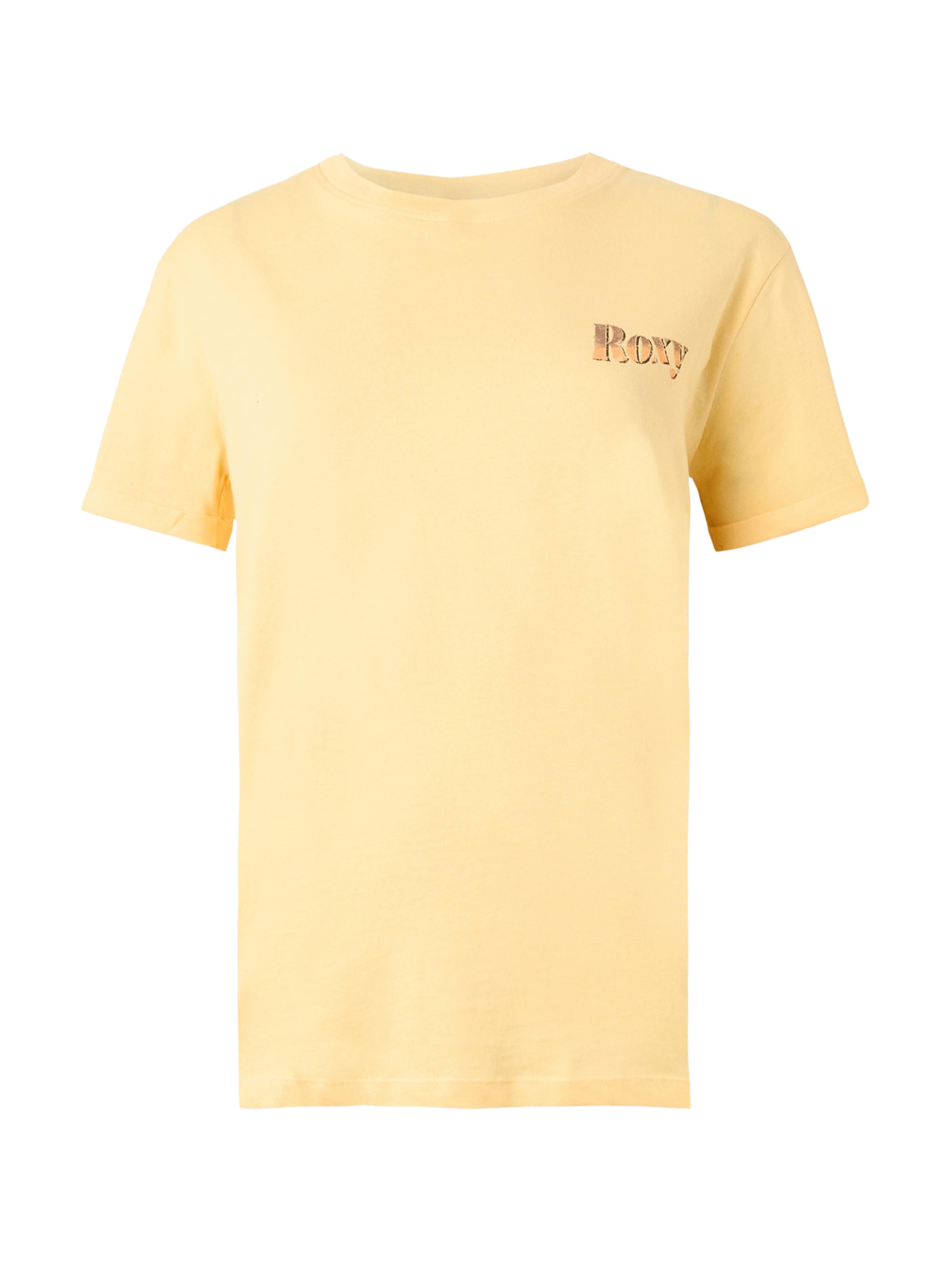 T-shirt 'Oceanregular Poster' ROXY en jaune : devant