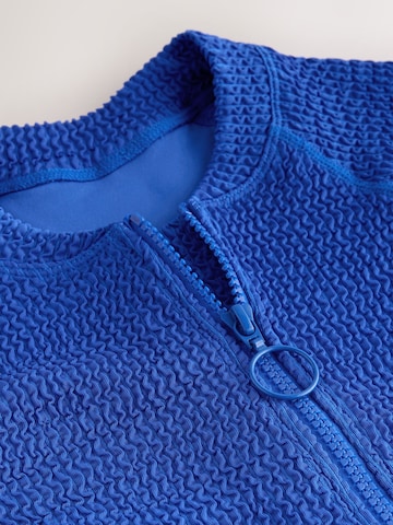 Next High neck Swimsuit in Blue