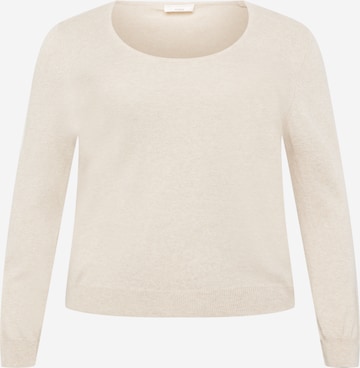 Guido Maria Kretschmer Curvy - Pullover 'Maja' em bege: frente