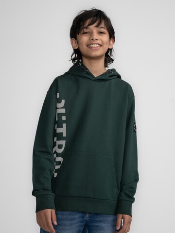 Petrol Industries Sweatshirt 'PrudhoeBay' in Green: front