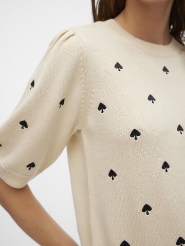 VERO MODA Pullover 'MIRELLA' in Beige