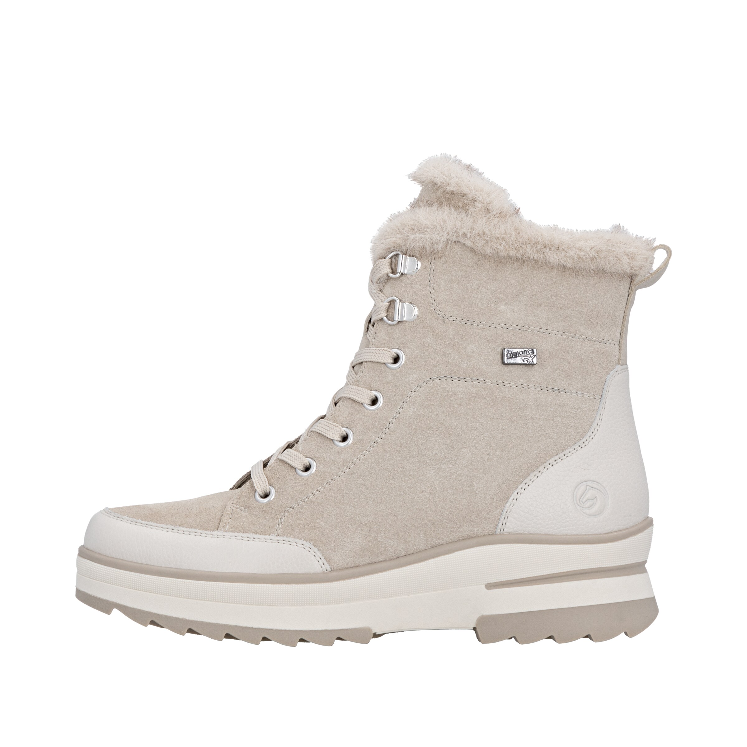 Bottes à lacets 'D2B76' REMONTE en gris