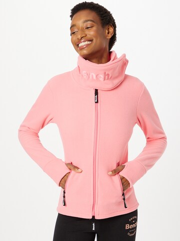 BENCH Fleecejacke in Pink: predná strana