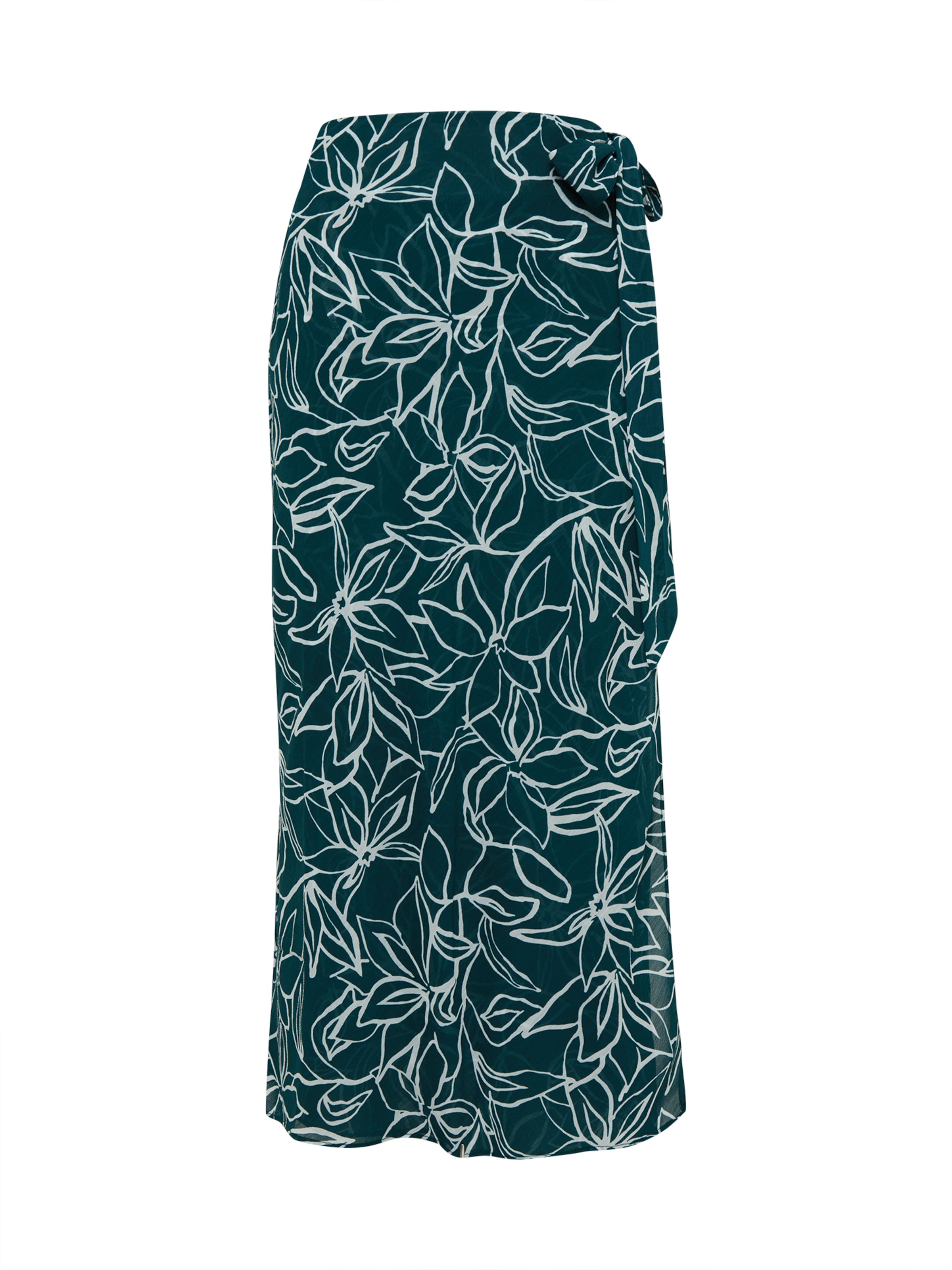 Tussah Skirt 'HAILEY' in Green: front
