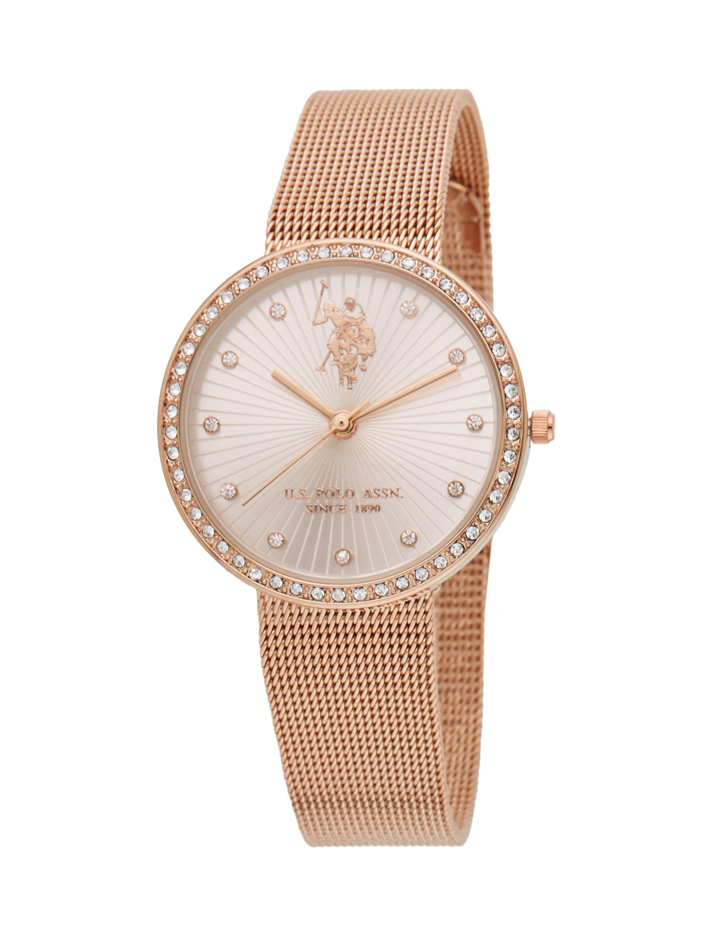 U.S. POLO ASSN. - Reloj analógico 'Giselle' en oro: frente