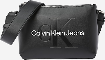 Borsa a spalla di Calvin Klein Jeans in nero: frontale