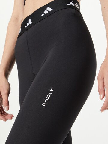 ADIDAS PERFORMANCE Skinny Sportbroek 'Techfit Period Proof' in Zwart