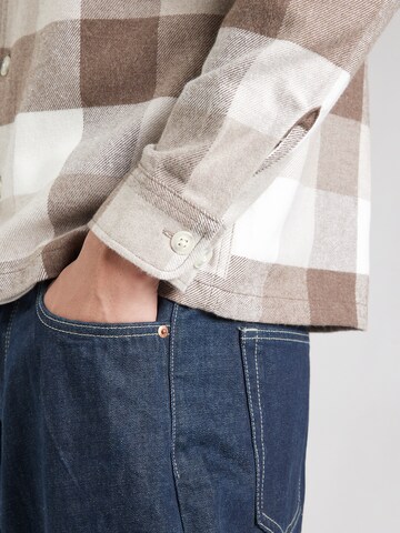 JACK & JONES Comfort fit Overhemd 'JPRRaymond' in Bruin
