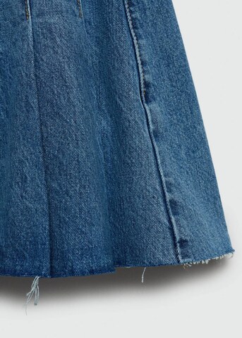 MANGO Spódnica 'georgia' w kolorze niebieski