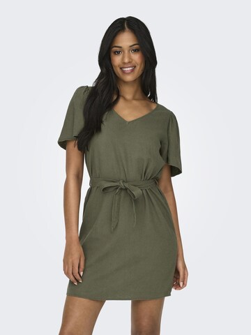 JDY Dress in Green: front