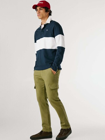 Pepe Jeans Slimfit Cargohose 'GYMDIGO' in Grün