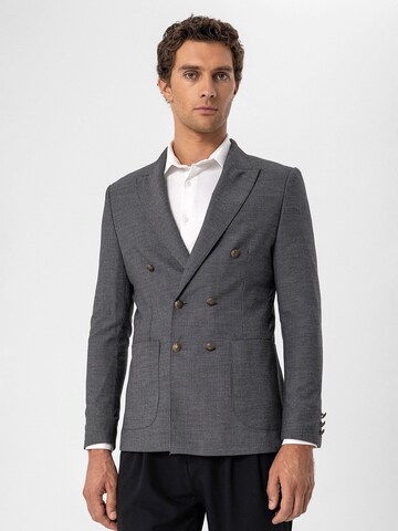 Coupe regular Veste de costume Antioch en gris