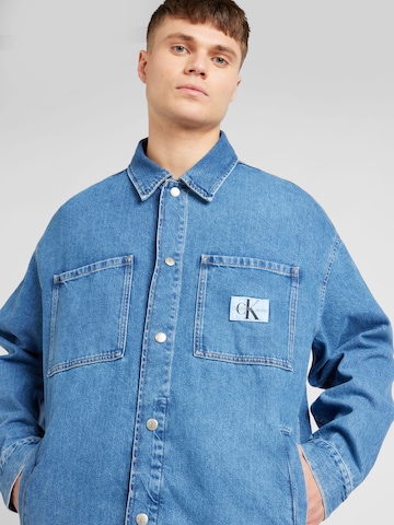 Calvin Klein Jeans Overgangsjakke i blå