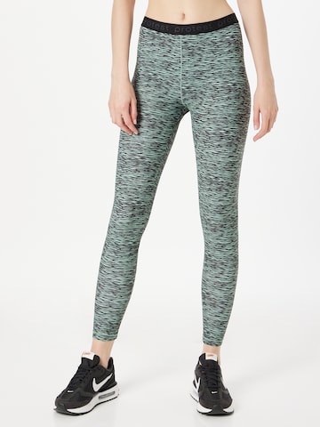 PROTEST Skinny Workout Pants in Green: front