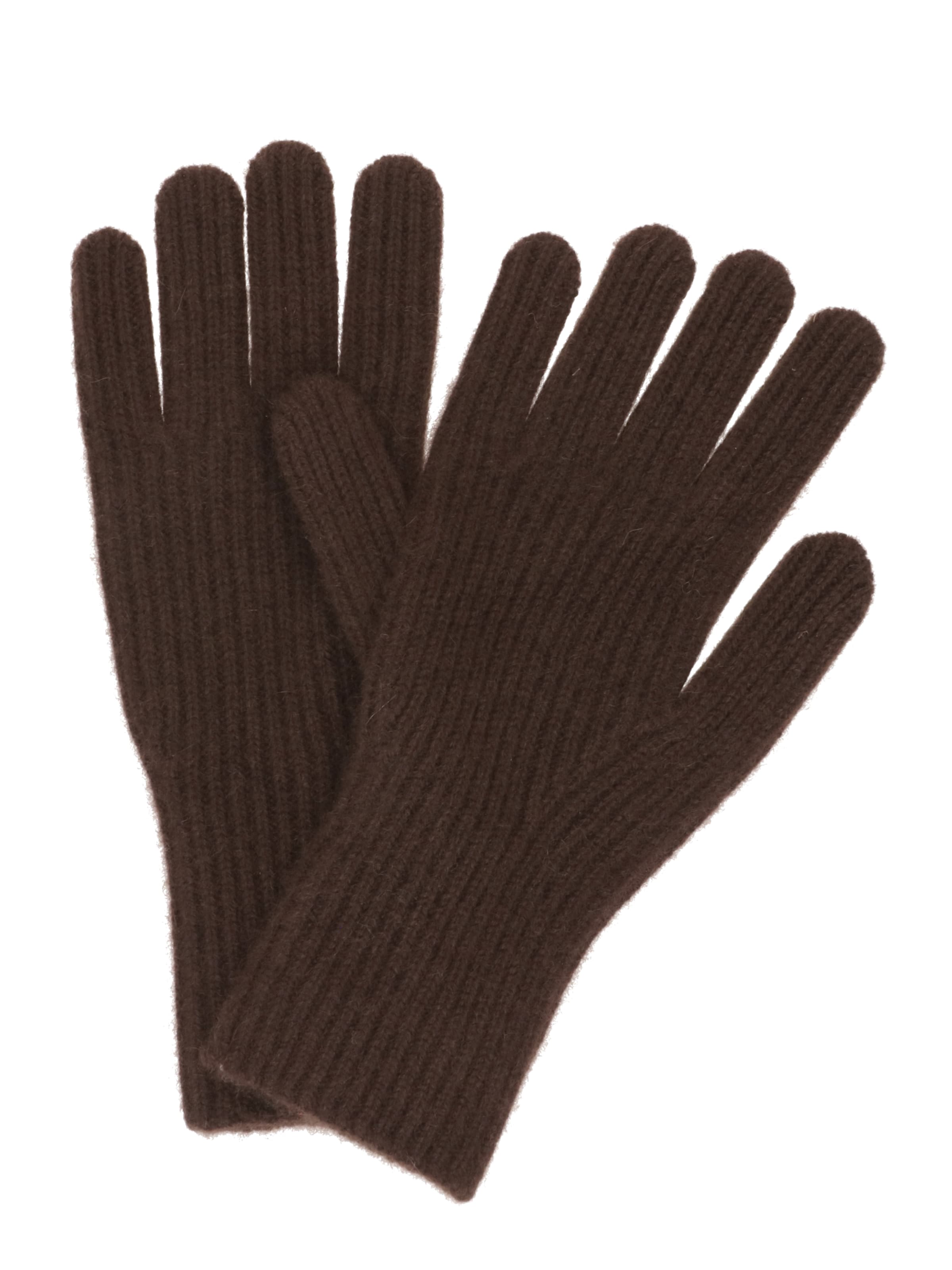 & Other Stories Ръкавици с пръсти в кафяво: отпред