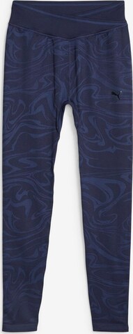 PUMASkinny Sportske hlače - plava boja: prednji dio