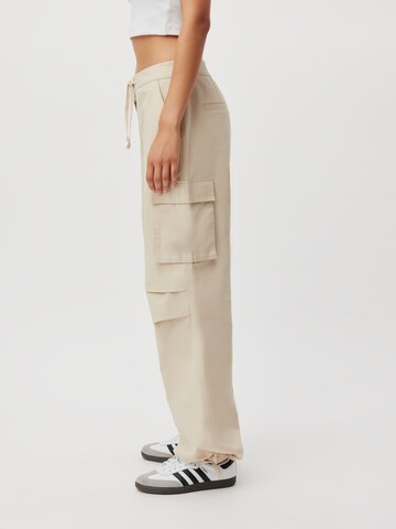 LeGer by Lena Gercke Loosefit Hose 'Kayleen Tall' in Beige