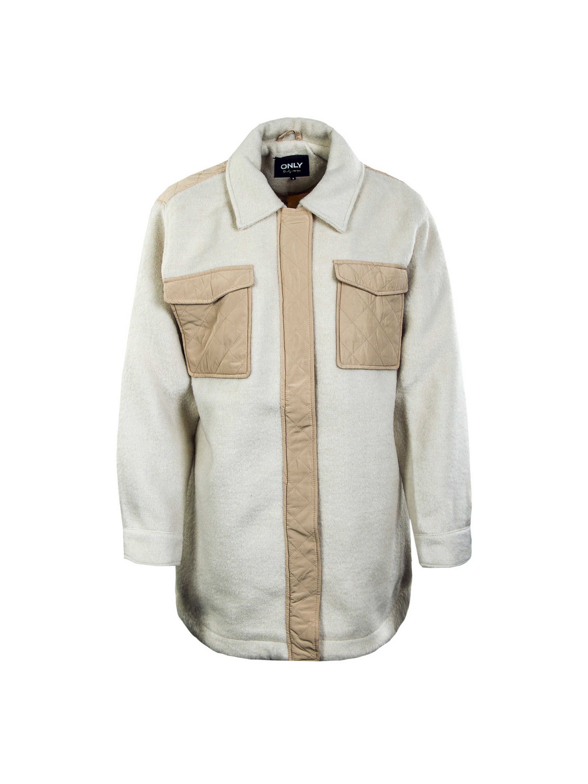 Frauen Jacken ONLY Übergangsjacke 'Malou Mix' in Beige - EU29670 Frauen Jacken ONLY Übergangsjacke 'Malou Mix' in Beige - EU29670