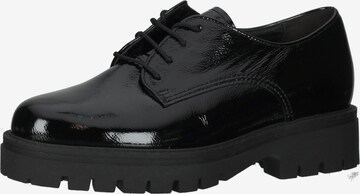 GABOR Lace-Up Shoes in Black: front